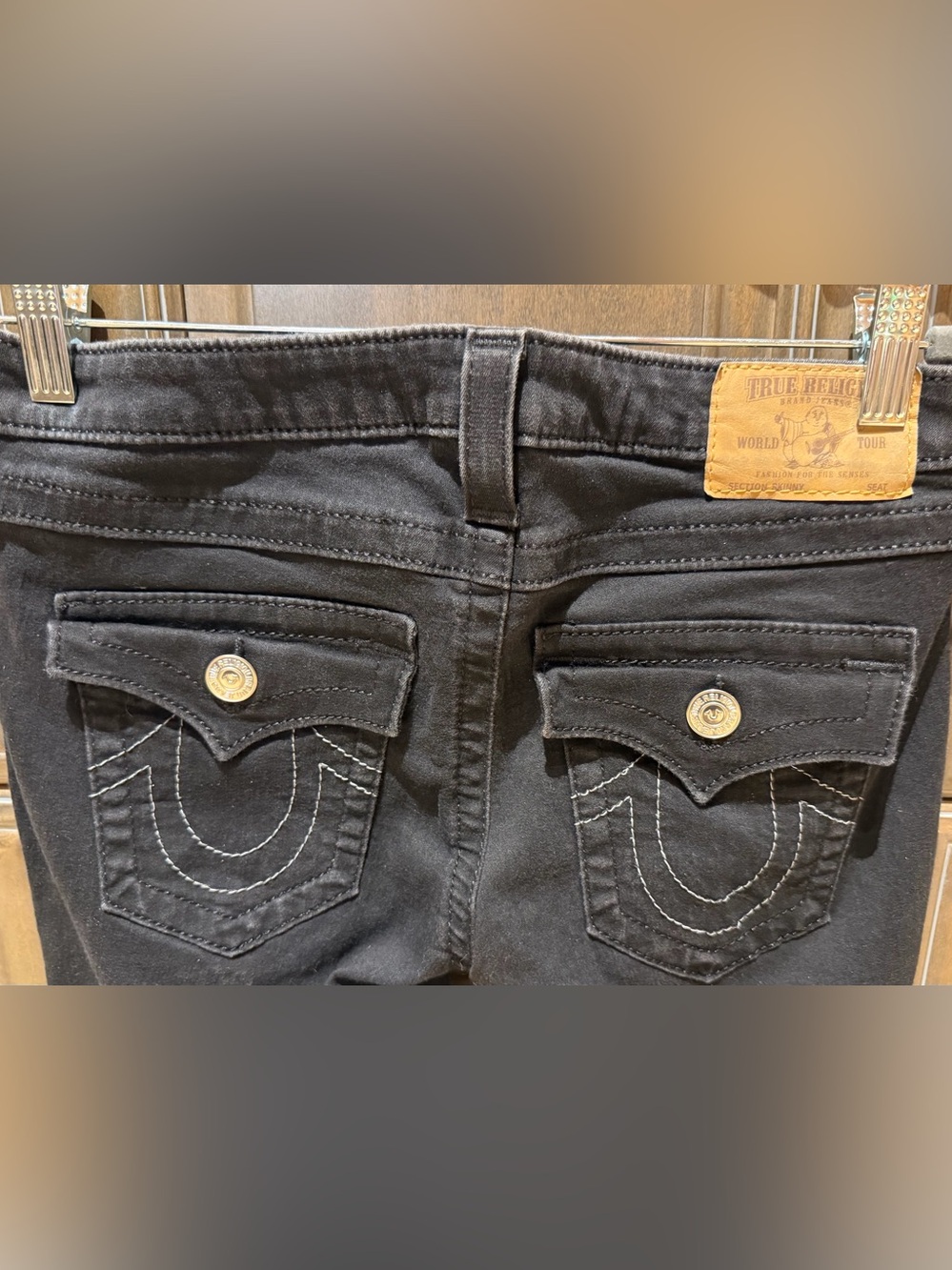 True Religion Black Jeans. 27